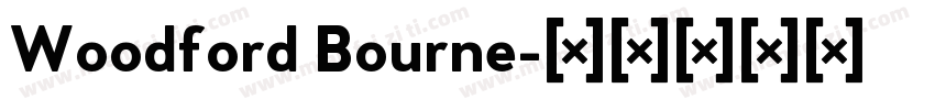 Woodford Bourne字体转换